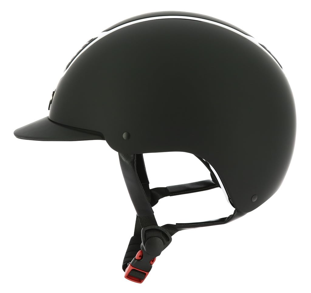 Ekkia EQUITHÈME Airy - Casco de equitación, color plateado y negro