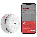 X-Sense Wi-Fi Smoke Alarm for Home with Replaceable Battery, Smart Smoke Alarm Compatible with X-Sense Home Security App, Compliant with EN 14604 Standard, XS01-WX,1-Pack