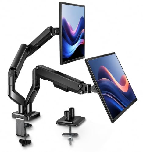 Dual Monitor Arm Desk Mount with Full Motion