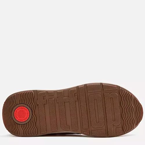 Fitflop Damskie botki F-Mode Teddy-Collar Ciepłe Zamszowe Sznurowane Botki Botki, Desert Tan, 6,5 UK, Pustynna opalenizna, 40 EU