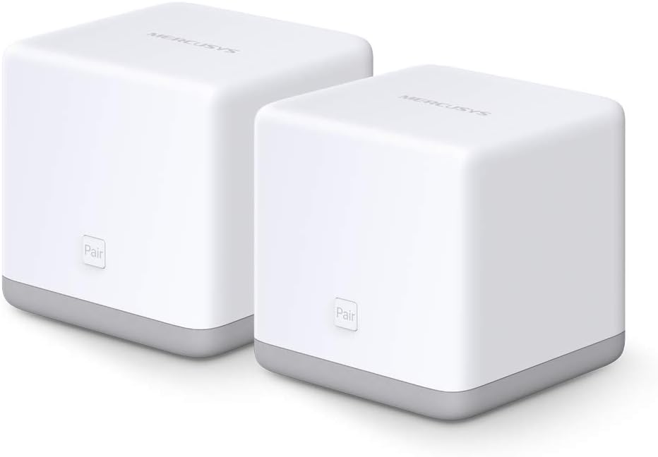 Mercusys Halo S3(2-Pack) 300Mbps Wireless Whole Home Mesh Wi-Fi System (WiFi Router/Extender/Booster for Seamless Network, up to 2,200 sq feet Coverage, Parental Control, Easy Set Up)