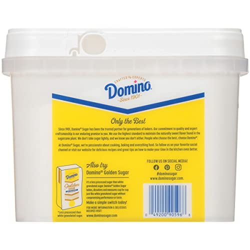 image for Domino Granulated Pure Cane Sugar, 3.5 LB Easy Baking Tub (Pack of 2),