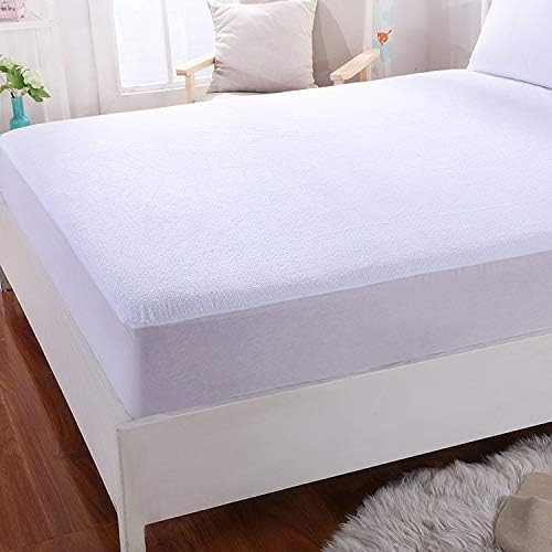 mFabrics LUXURY Terry Towel Mattress Protector - WATERPROOF Non-Allergenic Fitted Bed Sheet Soft & Non-Noisy