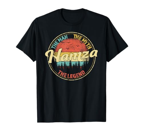 Hamza The Man The Myth The Legend - Nombre personalizado Camiseta