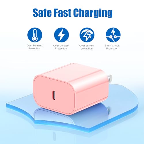 Image of iPhone 17 16 15 Fast Charger Block and 10ft Type C to C Cable Cord Long, 20W USB C Charging Plug for Apple iPhone 17 Pro Max /17 Air /16 Pro Max /16 /15 Pro /15 Plus /iPad Mini,Wall Power Adapter Cube Brick