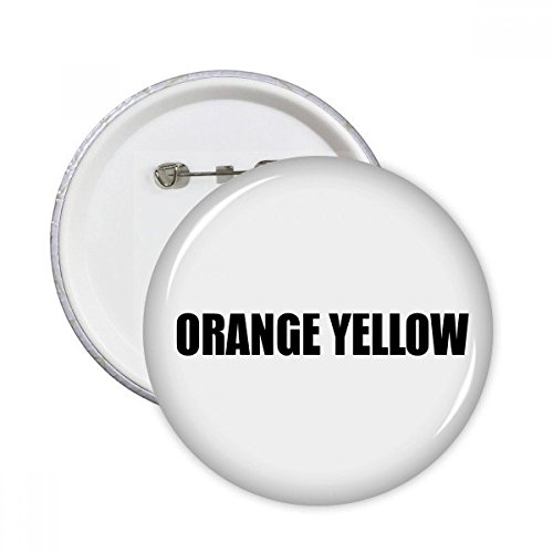 Cadeau couleur jaune badge rond noir XL personnalisé pour un proche