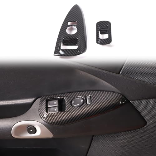 Chevy Corvette C6 Window Lift Switch Cover Carbon Fiber