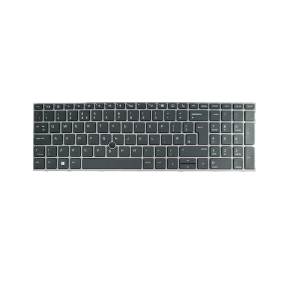 Teclado de laptop para HP ZBook 17 G5 color negro ideal para programar en formato UK English 2