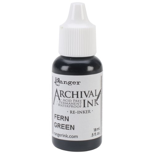 Ranger Wendy Vecchi Designer Series Archival Re-Inkers, 0.5-Ounce, Fern Green