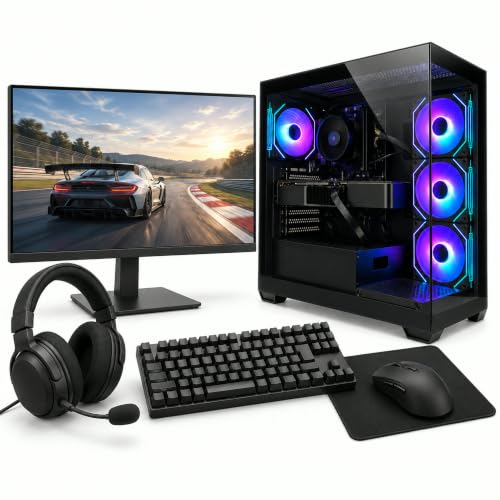 TITAN GAMING �y�Q�[�~���OPC�X�^�[�^�[�Z�b�g/GeForce RTX 5070���� / ���[�J�[�ۏ�1�N�z 24�C���` 200Hz���j�^�[ ���J�j�J���L�[�{�[�h �Q�[�~���O�}�E�X �w�b�h�Z�b�g�t�� Ryzen 7 9800X3D ������16G