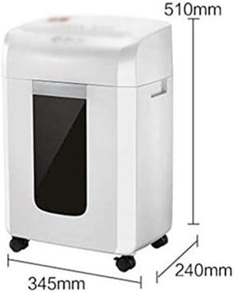 Office Paper Shredder-8 Sheet Heavy Duty Cross-Cut Paper/CD/Credit Card Shredder, 60 Minutes Running Time,White
