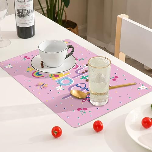 Wrapaholic WPPM-50P-BD-PIN 50 Sheets Birthday Paper Place Mats thumb #6