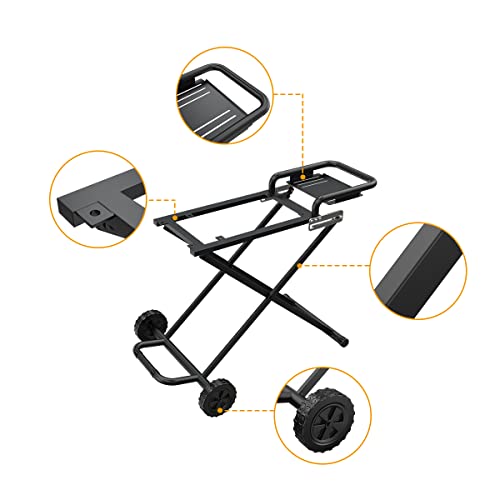 Image of SafBbcue Flat Top Tabletop Griddle Stand for Blackstone Tabletop 17 inch 22 inch Grill Portable Grill Cart Folding Outdoor Griddle Shelf