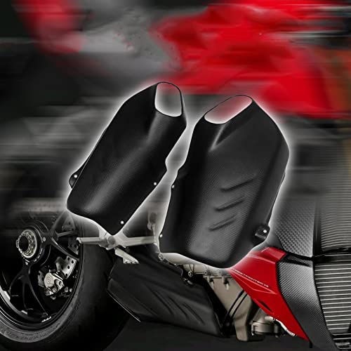 Protección de escape fibra carbono Ducati Superleggera V4 protector panel capó carenado