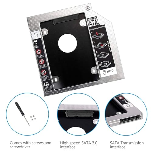 Lecteur CD/DVD 9,5 mm boîtier pour travailler avec deux disques - 4
