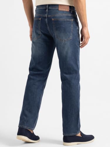 Image of Spykar Men's Chico Relaxed Fit Jeans | Mid Rise | Casual Denim | Stretch Fit | Jeans for Man
