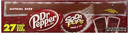 Dr. Pepper Freezer Bars, 27 Count #TOP14