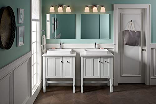 Kohler 2660-1-0 Vox Vessel Bathroom Sink With Single Faucet Hole, One Size, White #TOP7