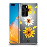 Head Hülle Designs Sonnenblume Hello Spring Soft Gel Handyhülle Hülle kompatibel mit Huawei P40 Pro / P40 Pro Plus 5G