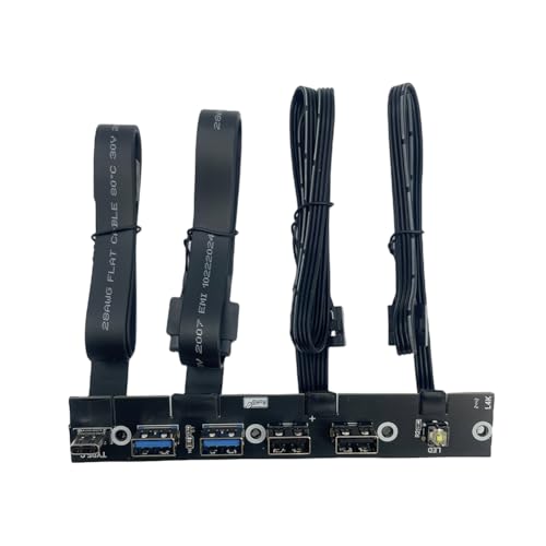 Giyofom Concentrador de Panel Frontal USB 3.0, Panel de e/S, 2