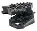 14-19 Honda Grom: Two Brothers Footpeg Mount with Pegs (Black)