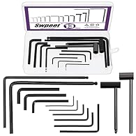 🎸【What You Get】: You will recieve 13Pcs Guitar Allen Wrench Set, Including 9pcs Allen Wrenches with different sizes; 2pcs 7mm and 8mm Pocket Truss Rod Hex Box Wrenches; 2pcs 4mm and 5mm Ball End Truss Rod Wrenches; In total 13Pcs professional guitar ...