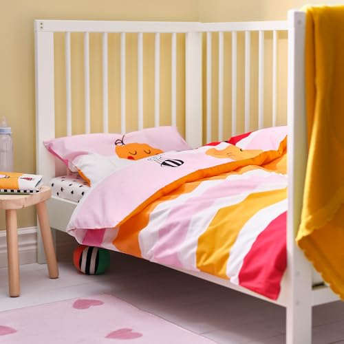 Housse de couette bébé rayée multicolore avec taie d'oreiller ProTuning GRÖNFINK - 3