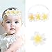 LDDCX White Hair Clip Headband Hairpin Hawaiian Flower Hairpin Barrette Hair Accessories for baby Girls.(FJ89) (Type A)