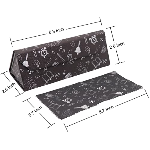 Image of Real Sic Glasses Case for Men and Women - Magnetic Folding Hard Shell Sunglass Holder - Inspired by Activities /Hobbies