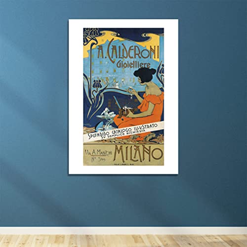 Poster Milan Adolf Hohenstein format extra large affiche encadrée mat d'archivage