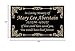Beautifully Engraved Plaque, Plate, Name Plate in Black and Gold - 4.5