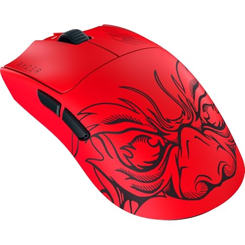 Razer Viper V3 Pro Wireless Esports Gaming Mouse: Symmetrical - 54g Lightweight - 8K Polling - 35K DPI Optical Sensor - Gen3 Optical Switches - 8 Programmable Controls - 95 Hr Battery - Faker Edition by Razer - Image 9