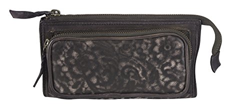 Preisvergleich Produktbild Sunsa große Damen Mädchen Leder Geldbörse Geldbeutel Portmonnaie groß Brieftasche Geburtstagsgeschenk für Frauen Portmonee Geldtasche Wallet viele Fächer für Karten Ledergeldbörse braun