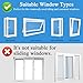 Imagen de 300cm Cubierta Aislante Universal de Ventanas para Aire Acondicionado Portátil y Secadora Apto para Todos los Aparatos de Aire Acondicionado Portátiles