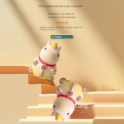 Décoration à Forme de Cheval : Coffre à Pièces Décoration d'Intérieur - 8
