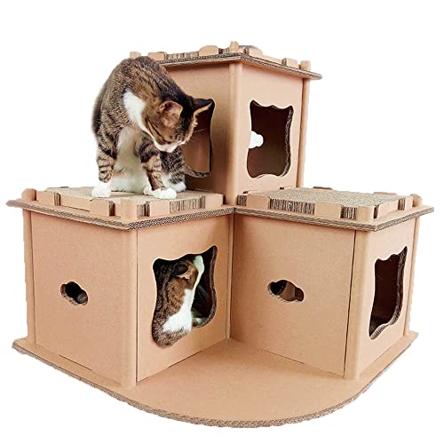 猫 爪とぎ ダンボール ベッド キャットタワー ケージの人気商品 通販 価格比較 価格 Com