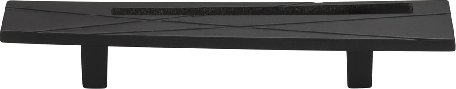 Atlas Homewares 253R-BL 5-Inch The Moderns Collection Modernist Pull - Right, Matte Black