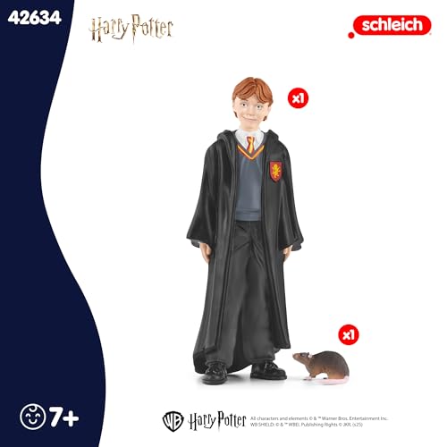Schleich 42634 Ron E Crosta, Da 6 Anni, Wizarding World - Figura, 4 X 2 X 10 Cm - 6