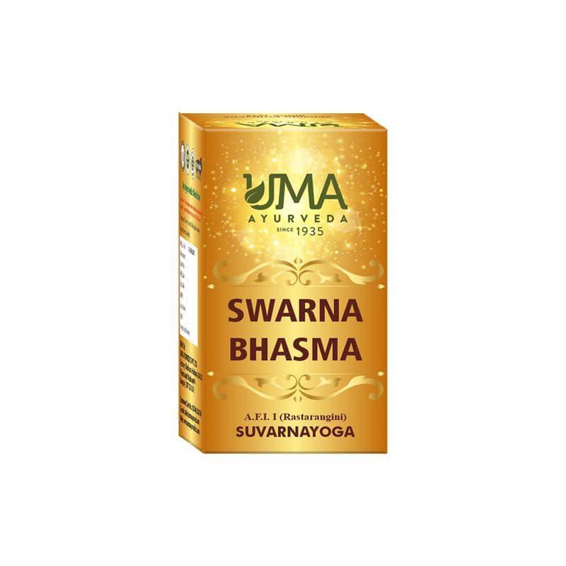 Uma Ayurveda Swarna Bhasma 100 MG | Suvarna Yoga Ayurvedic Swarna Bhasma