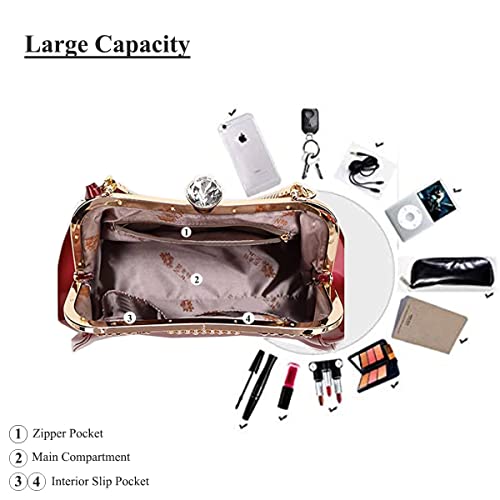 Bolso Tote de charol brillante con asa superior para mujer miniatura 5
