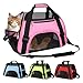 ITKXRVJZM Pet Bag Cat Dog Carrier Soft-Sided Pet Travel Carrier Breathable Mesh Small Dog Cat Outdoor Tent Carrier Outgoing Pets Handbag Portable(Blue,M 48x23x27cm)