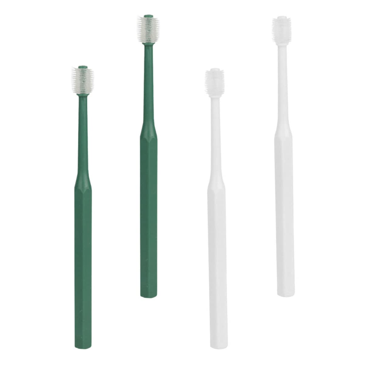 Mipcase 12pezzi Spazzolino Da Denti Per Animali Domestici Spazzolino Leggero Con Manico Ergonomico e Setole Morbide Pulizia Orale Profonda Per Cani e Gatti Gradi Di Comfort e Praticità
