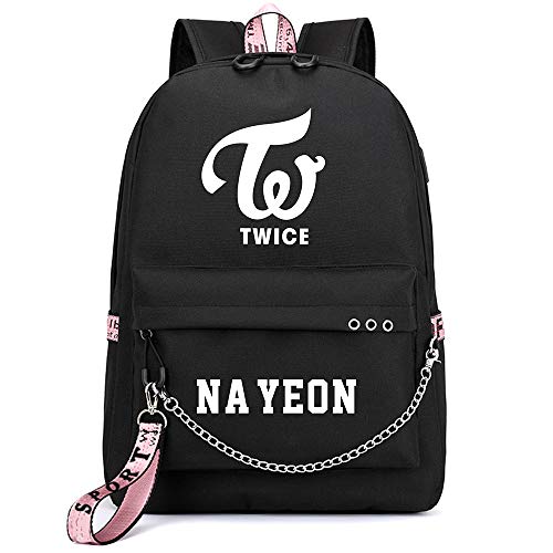 KPOP Twice Mochila Bolsa de Regalo Mercancía para Computadora Portátil Escuela de Viaje