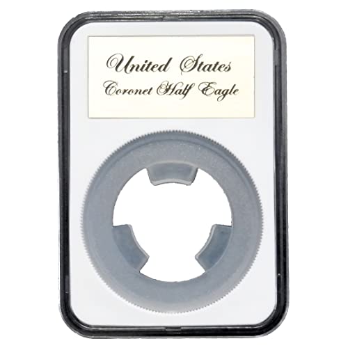 Ursae Minoris Elite Certified-Style Coin Holder for US $5 Coronet or Indian Head Gold Half Eagle 1839 to 1929