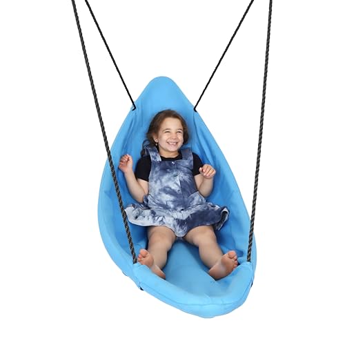 Fun and Function - Cozy Canoe Swing - Sensory Swing for Kids Indoor/Outdoor - Kids Hammock Chair - Supports up to 200 lbs