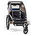 Burley D'Lite 1 and 2 Seat Kids Bike Trailer & Stroller with Seat Recline and Suspension