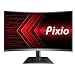 Pixio PXC243 24 inch 144Hz AMD Radeon FreeSync Certified FHD 1800R Curved Full HD 1920x1080 Premier Esports Gaming Monitor, 2 Years Warranty