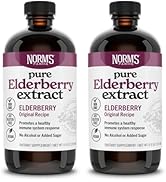 Norm’s Farms Pure Elderberry Extract 2PK - Made from Only Elderberries in USA - Immune, Antioxida...