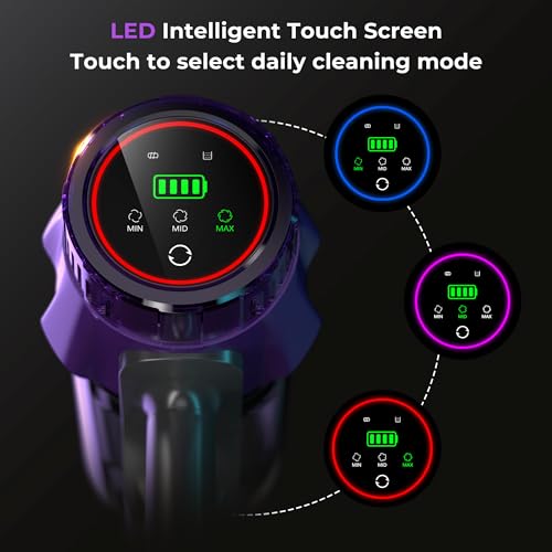 Image of Cordless Vacuum Cleaner for Pet Hair, Powerful Suction, Up to 70Min Runtime