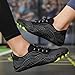 ERTUPE Hike Barefoot Shoes for Women Men Wide Toe Water Shoes Non Slip Breathable Grounding Footwear for Hiking Walking Beach Pool Kayaking Neuropathy Black
